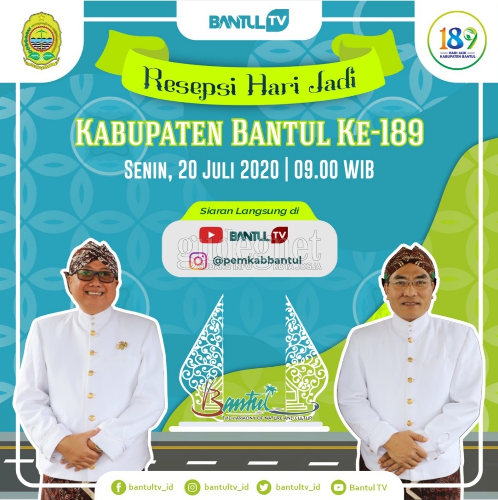 Sultan Ucapkan Selamat HUT ke-189 Bantul Sultan Ucapkan Selamat HUT ke-189 Bantul