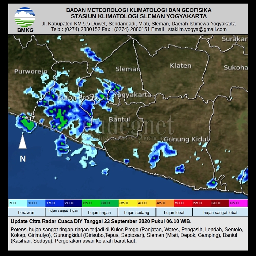 Prakiraan Cuaca DIY Hari Ini, Berawan dan Hujan Ringan Prakiraan Cuaca DIY Hari Ini, Berawan dan Hujan Ringan