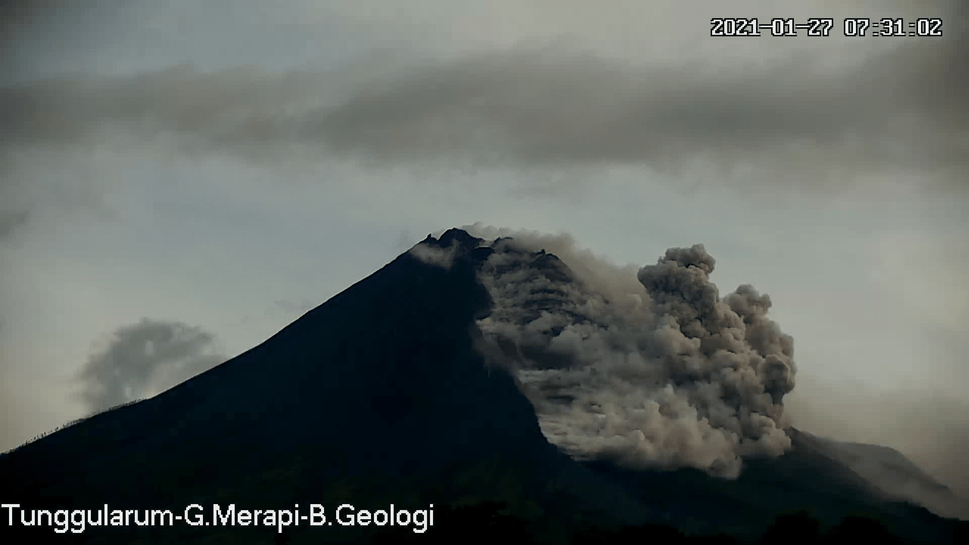 Merapi Keluarkan Rentetan Awan Panas Guguran Merapi Keluarkan Rentetan Awan Panas Guguran