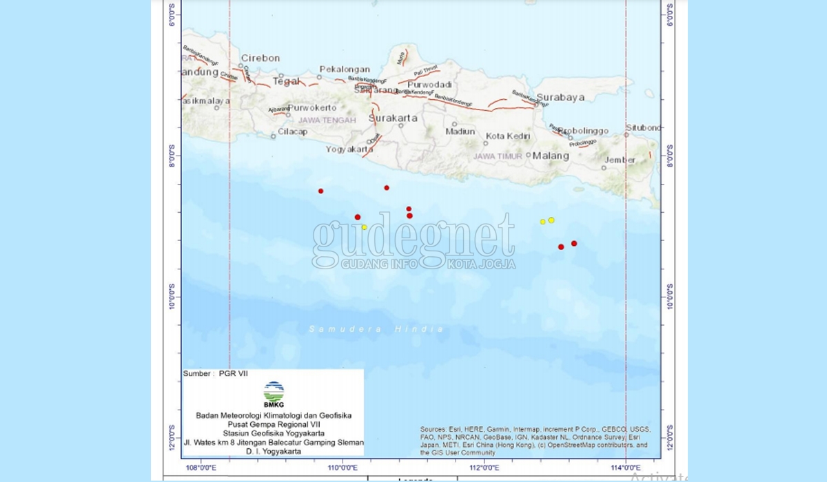 DIY Dilanda Empat Kali Gempa Bumi dalam Seminggu DIY Dilanda Empat Kali Gempa Bumi dalam Seminggu