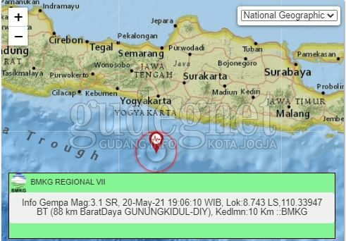 Gunungkidul Dua Kali Dilanda Gempa Hari Ini Gunungkidul Dua Kali Dilanda Gempa Hari Ini