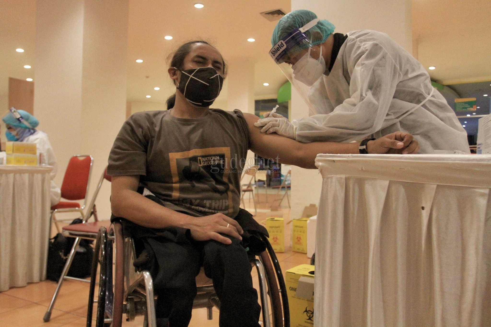Ratusan Penyandang Disabilitas Ikuti Vaksinasi Ratusan Penyandang Disabilitas Ikuti Vaksinasi