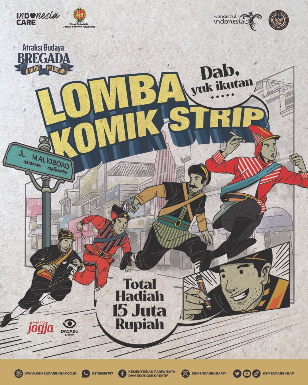 Dispar DIY Gelar Lomba Komik Bregada, Ini Syarat dan Cara Daftarnya Dispar DIY Gelar Lomba Komik Bregada, Ini Syarat dan Cara Daftarnya