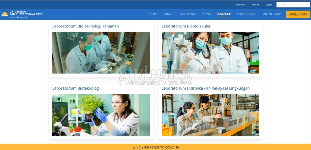 UAJY Luncurkan Website dengan Wajah Baru UAJY Luncurkan Website dengan Wajah Baru