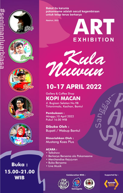 Sanggar Pokameame Gelar Pameran 'Kula Nuwun' Sanggar Pokameame Gelar Pameran 'Kula Nuwun'