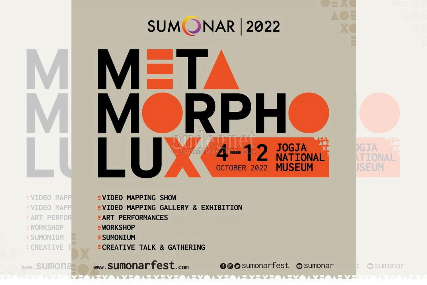 Sumonar Fest 2022 “Metamorpholux” Digelar Secara Luring Sumonar Fest 2022 “Metamorpholux” Digelar Secara Luring