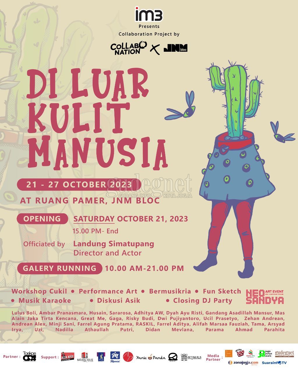 Pameran Seni "Di Luar Kulit Manusia" Segera Digelar Pameran Seni "Di Luar Kulit Manusia" Segera Digelar