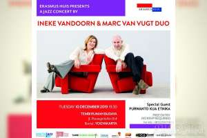 Kolaborasi Purwanto KuaEtnika dengan Ineke Vandoorn dan Marc van Vugt Duo Lahirkan Musik Jazz Unik