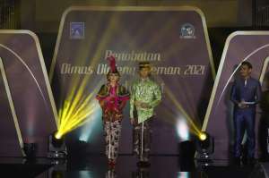 Ibnu Azzulfa dan Katarina Almanda Dinobatkan Sebagai Dimas Diajeng Sleman
