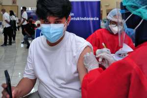Dukung Percepatan Herd Immunity, Danone dan TNI AU Gelar Vaksinasi