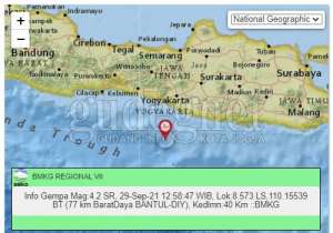 Gempa Bumi Bantul, Guncangan Terasa Hingga Pantai Baron dan Pacitan